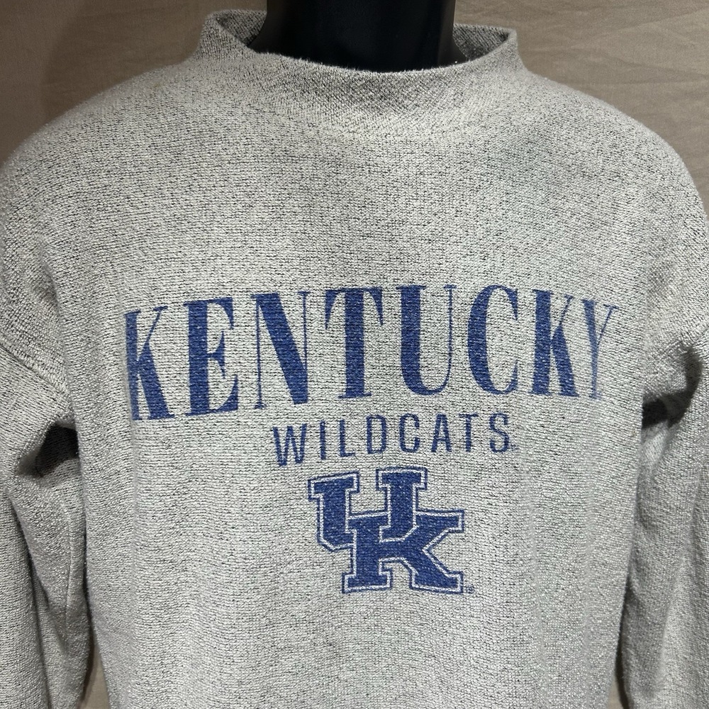 Bottom Drawers Kentucky Wildcats Sweatshirt Womens Small Grey UK Terry Pullover